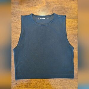 TnA Black Sleeveless Crop Top